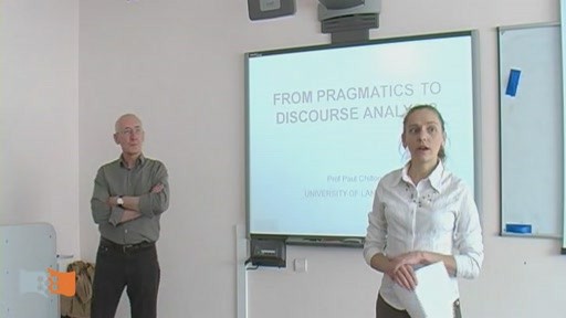 Lecture &quot;From Pragmatics to Discourse Analysis&quot;